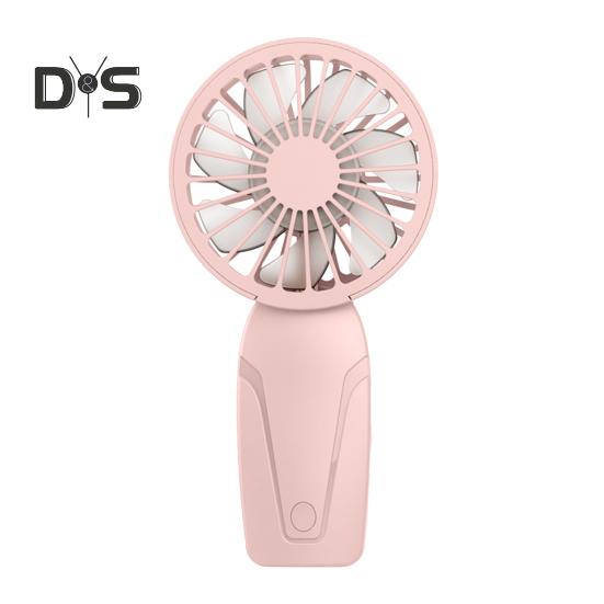 Kleiner persönlicher Ventilator, Geschwindigkeit einstellbar, starker Luftstrom, geräuscharm, über USB wiederaufladbar, kompakter tragbarer Kühlventilator