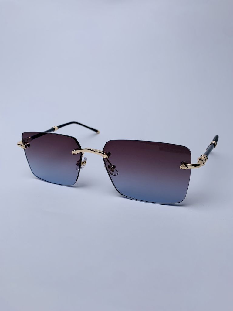 Women's Sunglasses Hot Square Rimless Glasses Fashion Outdoor Beach Holiday Sunglasses