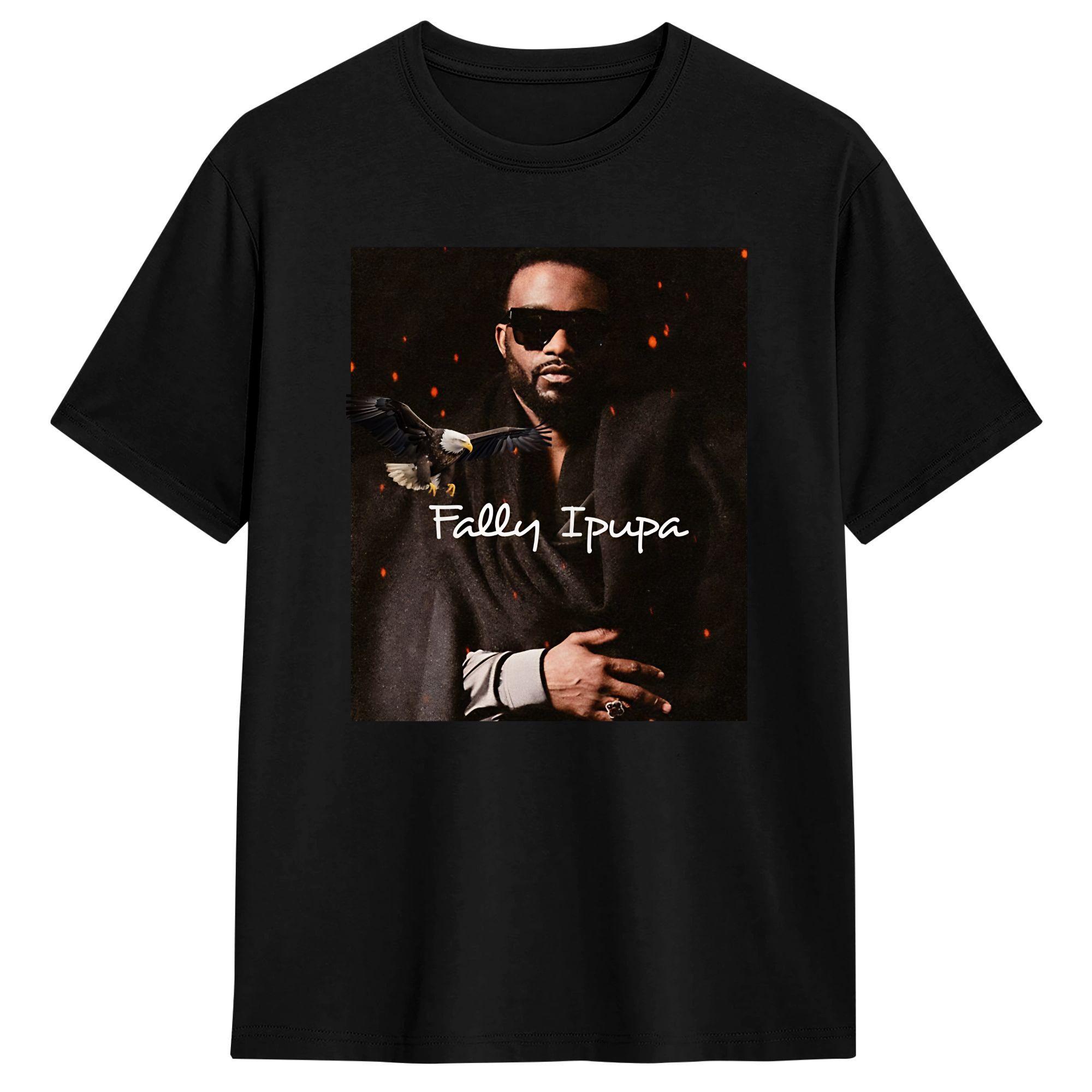 

Men s Fally Ipupa Musician T Shirts 100% Cotton Clothing Novelty Short Sleeve Crew Neck Tees Plus Size T-Shirt 5XL різнокольоровий