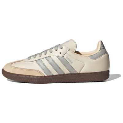 Originale SAMBA OG Abriebfeste Low-Top Skateboard-Schuhe Damen Beige Sneaker JH7299