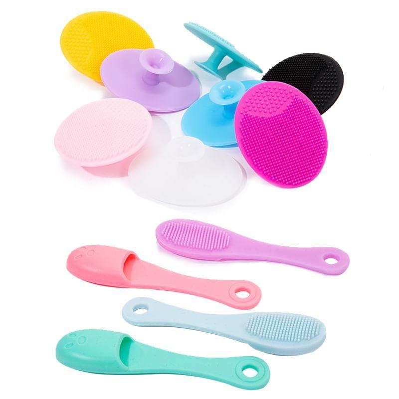 Gizmi - Набор: Силиконовая щетка-спонж для очищения лица + Щеточка для очищения пор носа