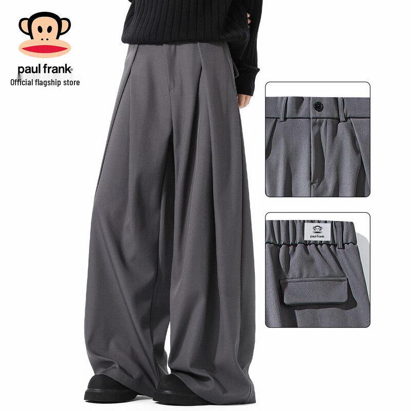 Paul Frank Men s Old Money Style Wide-Leg Casual Pants L