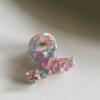 Printing Geometric Korean Style Barrette Women Hair Accessories Small Hair Claw Cute Hairpin