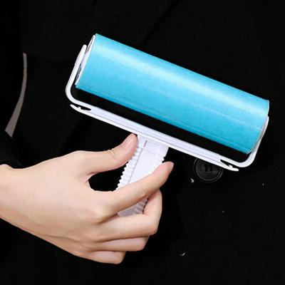 Büyük Yüksek kaliteli Yeni Yıkanabilir Tekrar Kullanılabilir Giysiler Saç Evcil Hayvan Saçı Yapışkan Rulo Ev Temizliği Taşınabilir Saç Dökücü Rulo