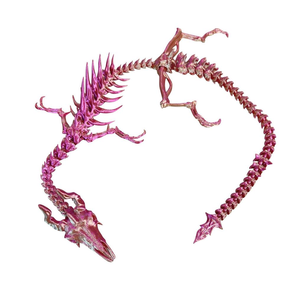 3d Printed Joint Dragon, Dragon Pendant Figurine, Gothic Cosplay Dragon Decoration
