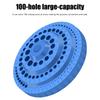 Rotating Drill Bit Storage System Multiple Compartment Plastic Organizer With Antislip Bottom For Toolshop