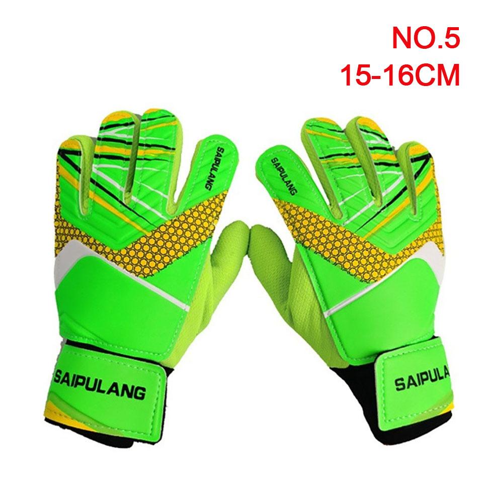 Loogdeel Professionelle Fußball Trainings Torwarthandschuhe Kind Erwachsener Tor Verdickte Latex Fußballhandschuhe Hand Fingerschutz