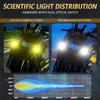 Motorrad Scheinwerfer Nebelscheinwerfer für LED Spotlight 3000k/4500k/6000k 120W 6000K für ATV LKW Dirt Bike SUV UTV