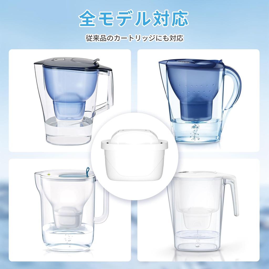 MUKEMO Brita Replacement Cartridge Water Purification Pot Cartridge Water Purification Pot Water Purifier Cartridge Compatible Filter Cartridge High