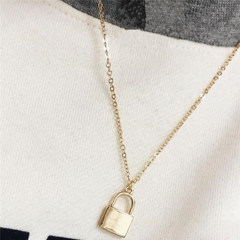 Buy Casual Lock Shape Necklace Choker 