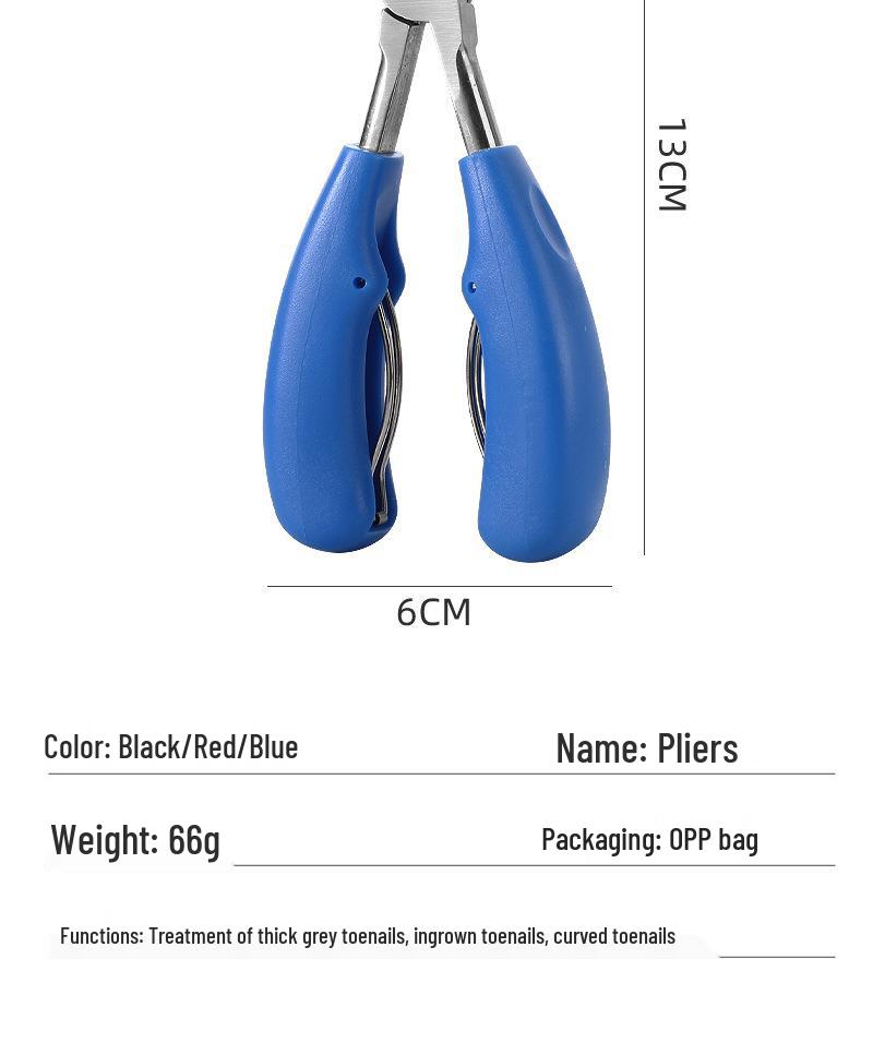 Stainless Steel Multifunctional Nail Care Kit: Eagle Beak Pliers, Cuticle Scissors, Nail Clippers, Ingrown Nail Pliers