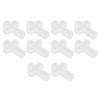 10 Pcs Cross Resin Mold Mirror Effect Elastic Eco Friendly Easy Demoulding Silicone Candle Mold for DIY