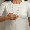 Simple Cross Necklace Female Niche Design Sense Cold Wind Snake Festival Pendant Collarbone Chain