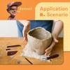 Pottery Tools Kit Clay Tools Set Ceramic Tool Kit Pottery Tools and Supplies with Clay Cutting Modeling Trimming Tools