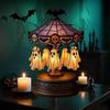 Światła karuzeli duchów, Halloweenowa lampka nocna duch USB, Winylowy wystrój karuzeli z unoszącym się duchem, Straszna lampka dekoracyjna do sypialni, domu Ki