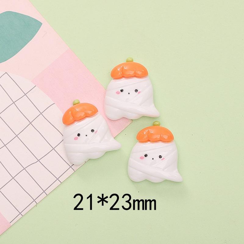 10Pcs New Mini Cute Cartoon Halloween Collection Flat Back Resin Cabochons  DIY Jewelry Craft Decoration Accessorie