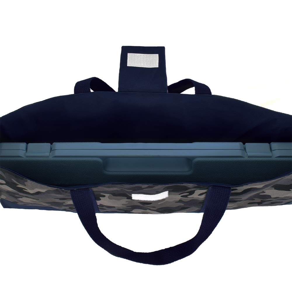 Pianica Case Boys Keyboard Harmonica Case Shoulder with Shoulder Strap Keyboard Harmonica Bag Pianica Bag CamouflageGray Colorful Candy Style N4317400