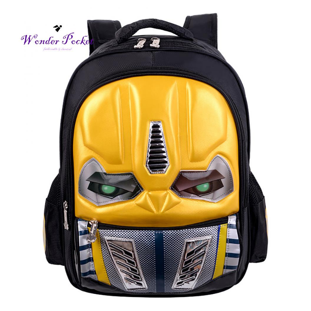 

Водонепроницаемый светодиодный детский рюкзак Wonder Pocket с мультяшным принтом M жёлтый