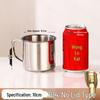 High-Quality Stainless Steel Water Cup with Handle for Kindergarten and Home Use