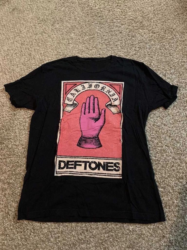 Deftones 2015 Tour Black T-shirt Size S-