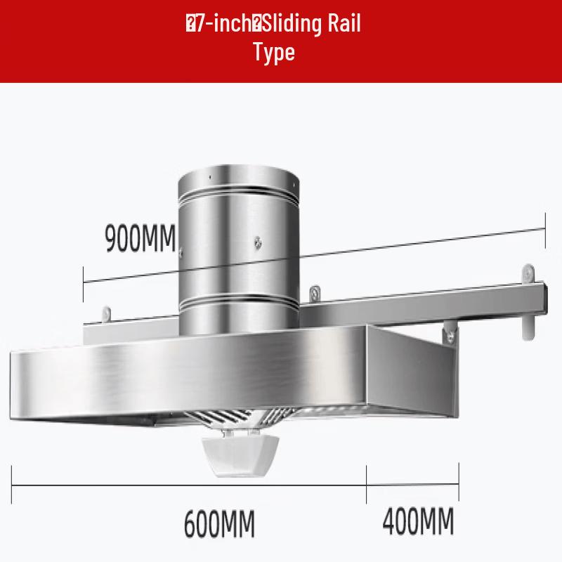 OLOEY 7-inch Large Suction Sliding Exhaust Fan