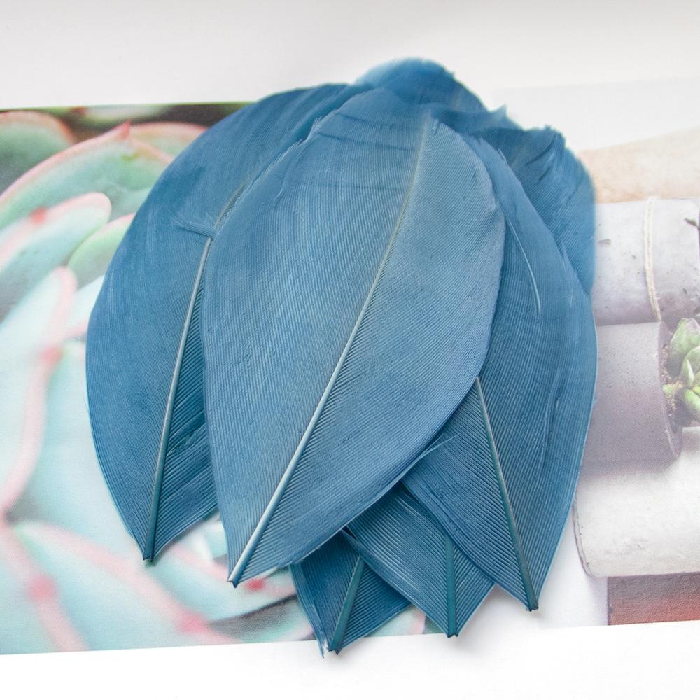 Nature Goose Feathers For Jewelry Making Decoration White Swan Needlework Wedding Handicraft Accessories Crafts 5-8Cm