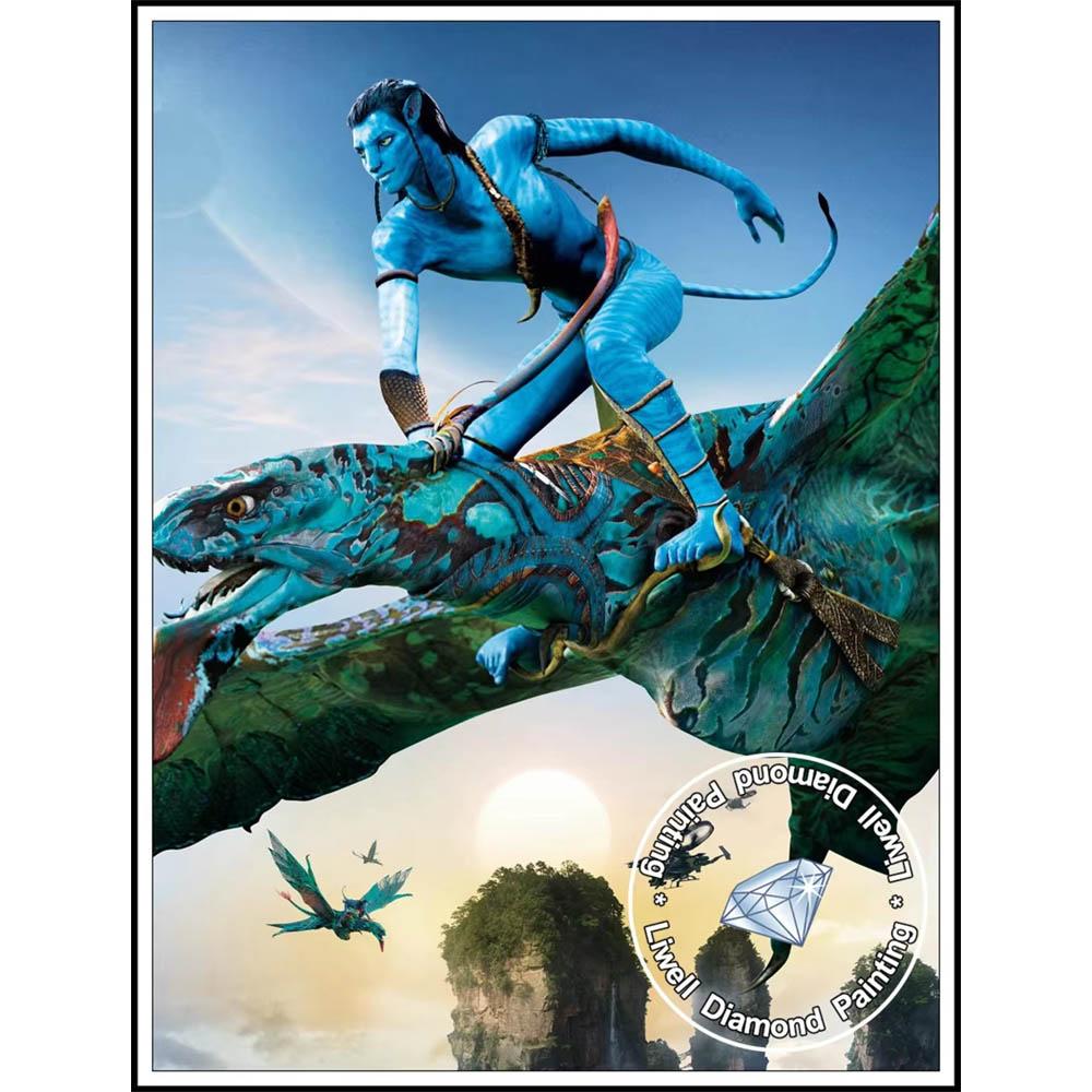 Avatar Planeta Pandora Na'vi 5D Diamantové malování Plné diamantů DIY Ručně vyráběné Diamantové malování Fantazie Dekorativní malířský set