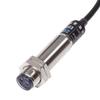 M12 Infrared Photoelectric Sensor, Diffuse Reflection, E3F1-DS5C4, DC 3-Wire NPN, Normally Open, 24V