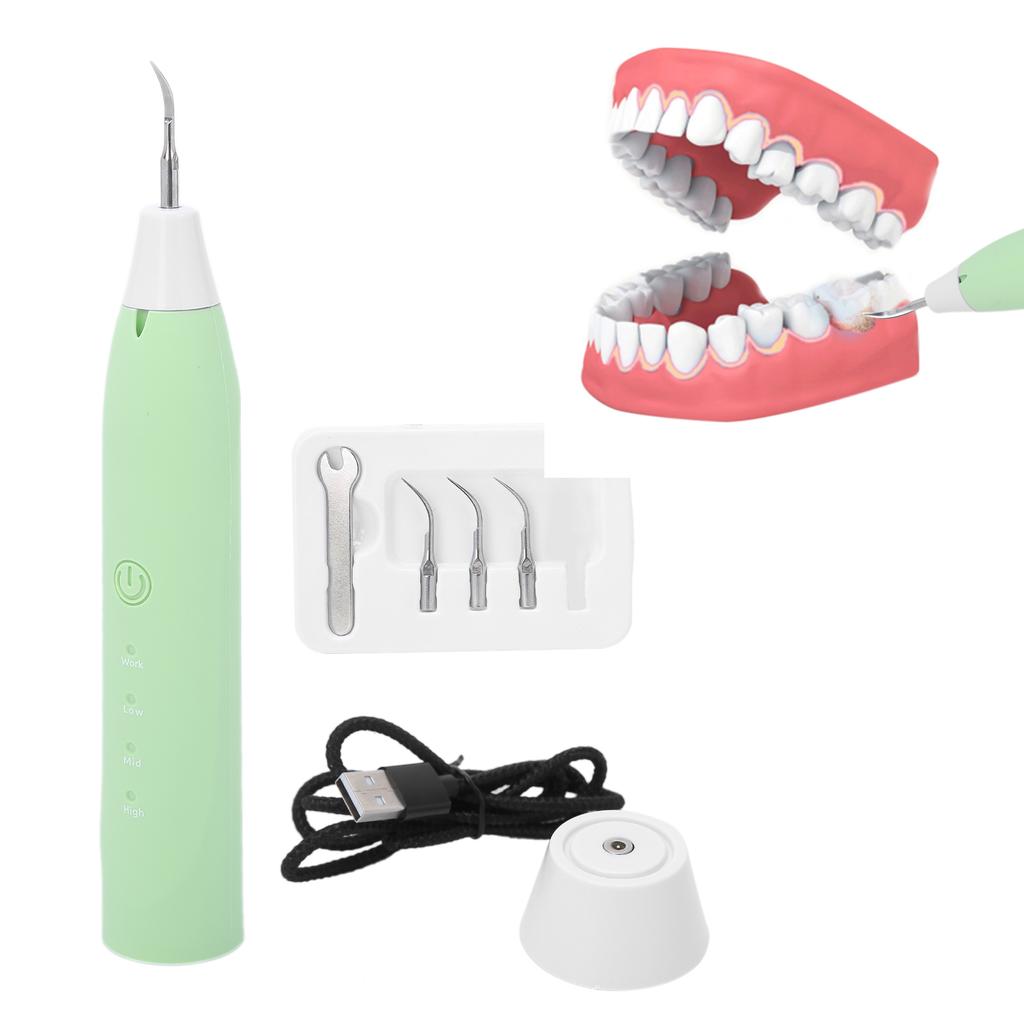 Ultrasonic Dental Calculus Remover Electric Cleaning Teeth Stain Plaque Tartar Removal Scraper