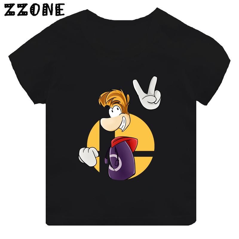 Rayman Legends Adventures Gioco Stampa Maglietta Bambini Divertente Vestiti Ragazze Neonati Maschi T-shirt Manica Corta Top BambiniTH5886
