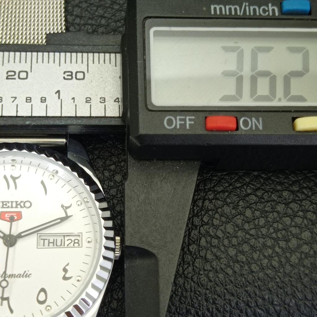 REFURBISHED VINTAGE SEIKO 5 AUTOMATIC 6309A JAPAN MENS ARABIC WATCH A441431-5 Sk-a441431