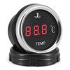 2'' 52mm Digital Led Water Temperature Gauge Meter +10mm 1/8NPT Temp Sensor Coolant Temperature Meter With Alarm Function
