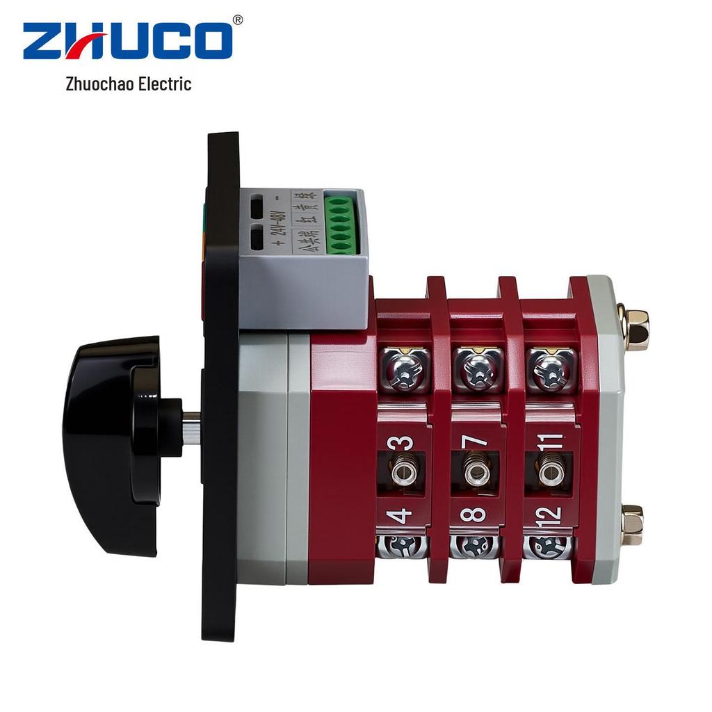 Zhuochao LW12-16/D0723.3-72N3 Three-Speed Rotary Switch with Light