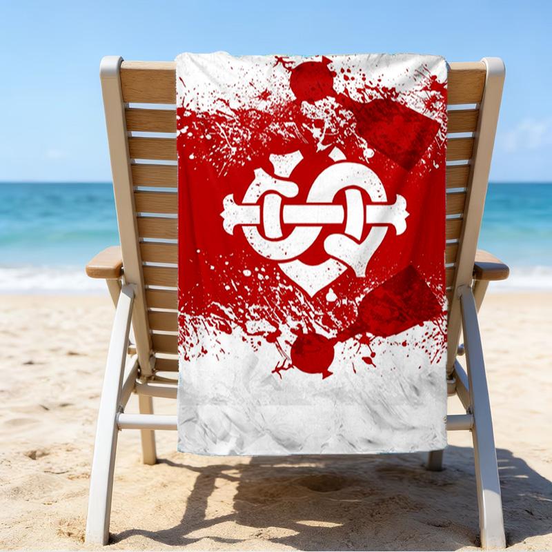 Always Fight Spirit Printed Beach Towel, Super Soft Microfiber, Perfect Gift Birthday, for Pool, Beach, Travel, for family and friends