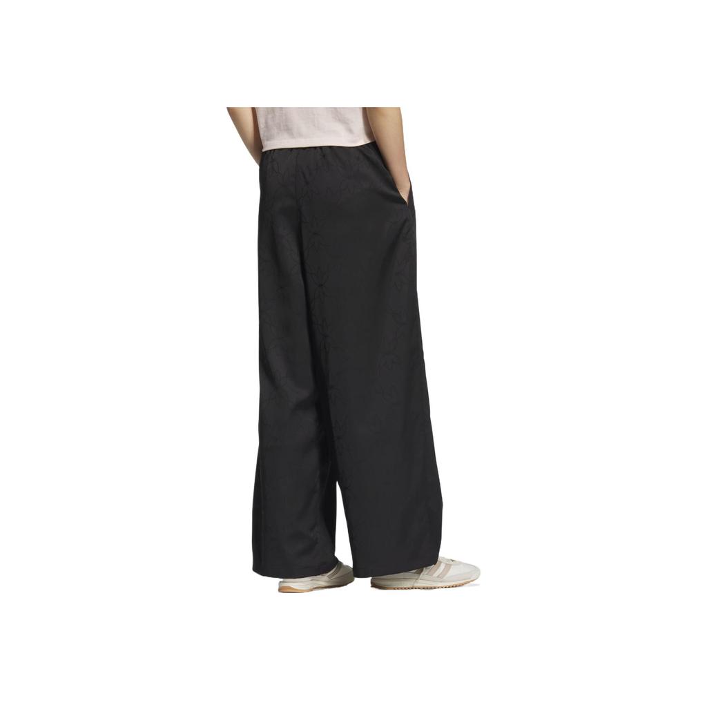 Adidas Originals Comfortable Soft Skin-Friendly Fashion Sports Long Pants Women Bottoms Black KB6406