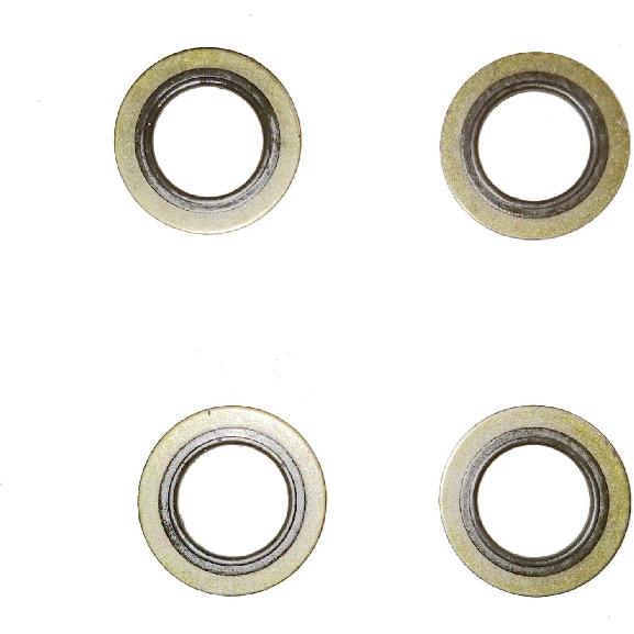 4Pcs Seals Washer Fit M16 Banjo Bolt Tube 24V 3912747 Compatible With Dodge Ram 5.9L 6.7L Cummins 07-19