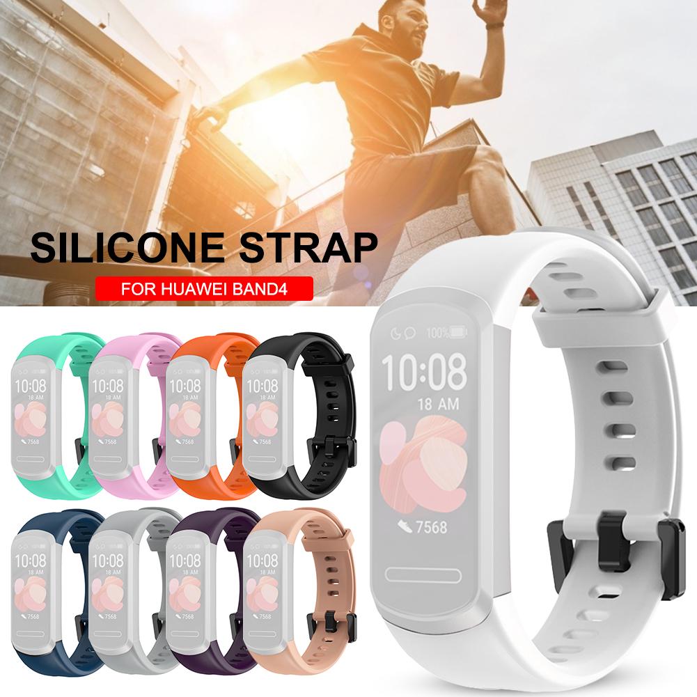 Měkký silikonový náhradní náramek na zápěstí pro Huawei Band 4
