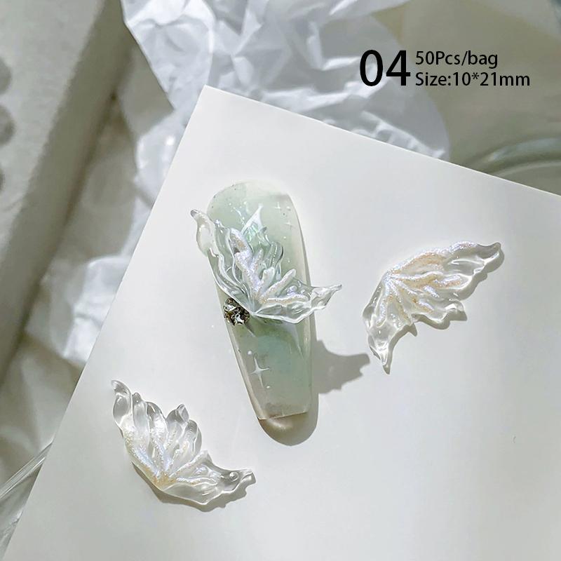 50 ks mini kosočtvercové kamínky na nehty s plochým dnem, AB barva, zdobení nehtů, křišťálové drahokamy, oslnivá manikúra, 3D dekorace na nehty