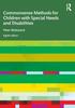 The Commonsense Methods for Children with Special Needs and Disabilities Book