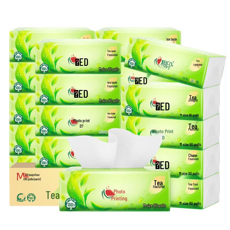 Mind Act Upon Mind Tea Language Cloud Soft Facial Tissues
