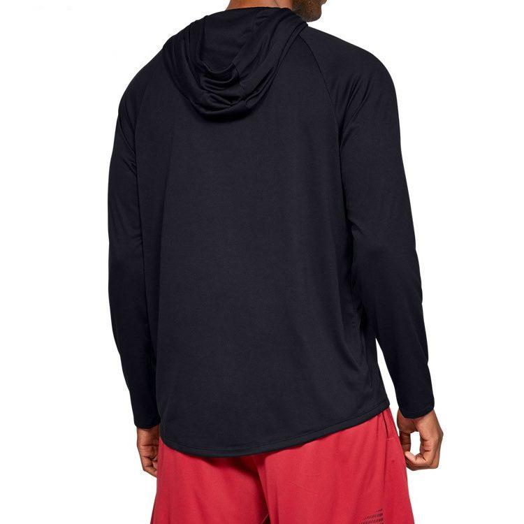 Under Armour Sweatshirts Homme Noir à Capuche Modéré Regular 1328703-001