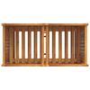 Plant Box with Liner 84 x 42 x 100 cm Solid Acacia Wood