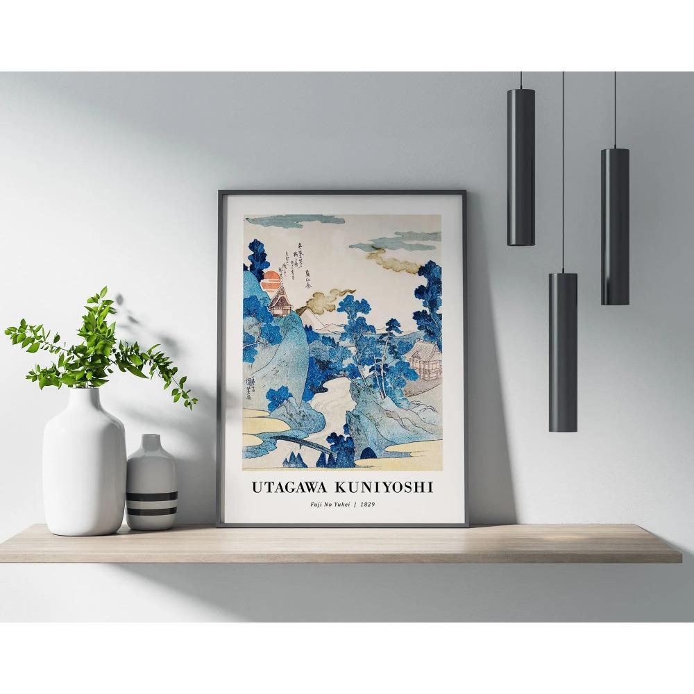 Japanese Art, Vintage Painting Okinawa Retro Art Print Okinawa Wall Art Japanese Travel Poster Vintage Okinawa Decor Artwork