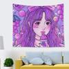 Cute and Energetic Beauty Hanging Cloth Home Wall Decoration Tapestry Office Living Room Tapestry