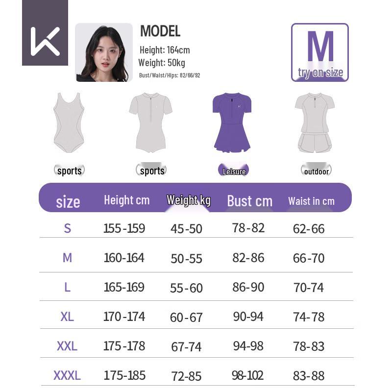 Keep Women's One-Piece Skirt-Style Slimming Swimsuit