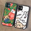 Maltese Cute Line Puppy Dog For IPhone 15 16 Pro Max 11 12 13 14 XS XR X Plus 16E Matte Translucent Phone Cover