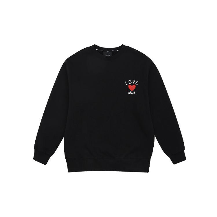 MLB Sweatshirts Unisex Black Crew Neck Moderate Regular 31MTH2061-50L S