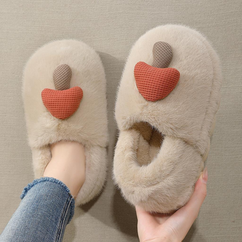 Cotton slippers winter 2025 new warm non-slip indoor home non-slip thick bottom home slippers autumn