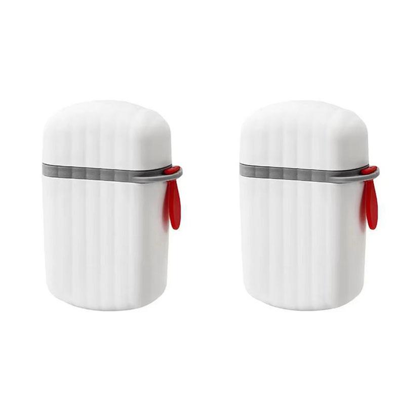 1/2pcs Mini Travel Soap Box with Lid Sealed and Drainable Portable Small Soap Box for Business Trip Travel Creative Soap Box