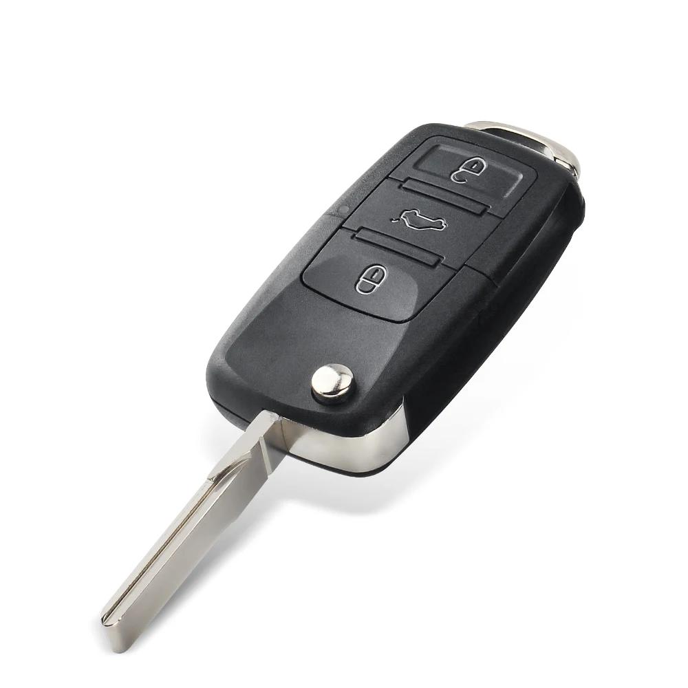 2/3/4 Tasten Klappbare Auto-Fernbedienung Flip Key Schale Hülle Fob Für VW Passat Polo Golf Touran Bora Ibiza Leon Octavia Fabia2028